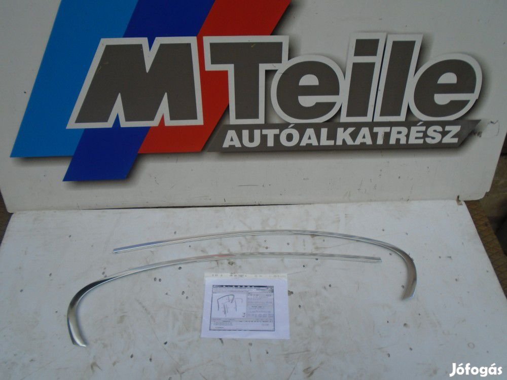 [Bontott, újszerű!] BMW F01 + LCI (7-es) / Hátsó ajtó chrome díszléc